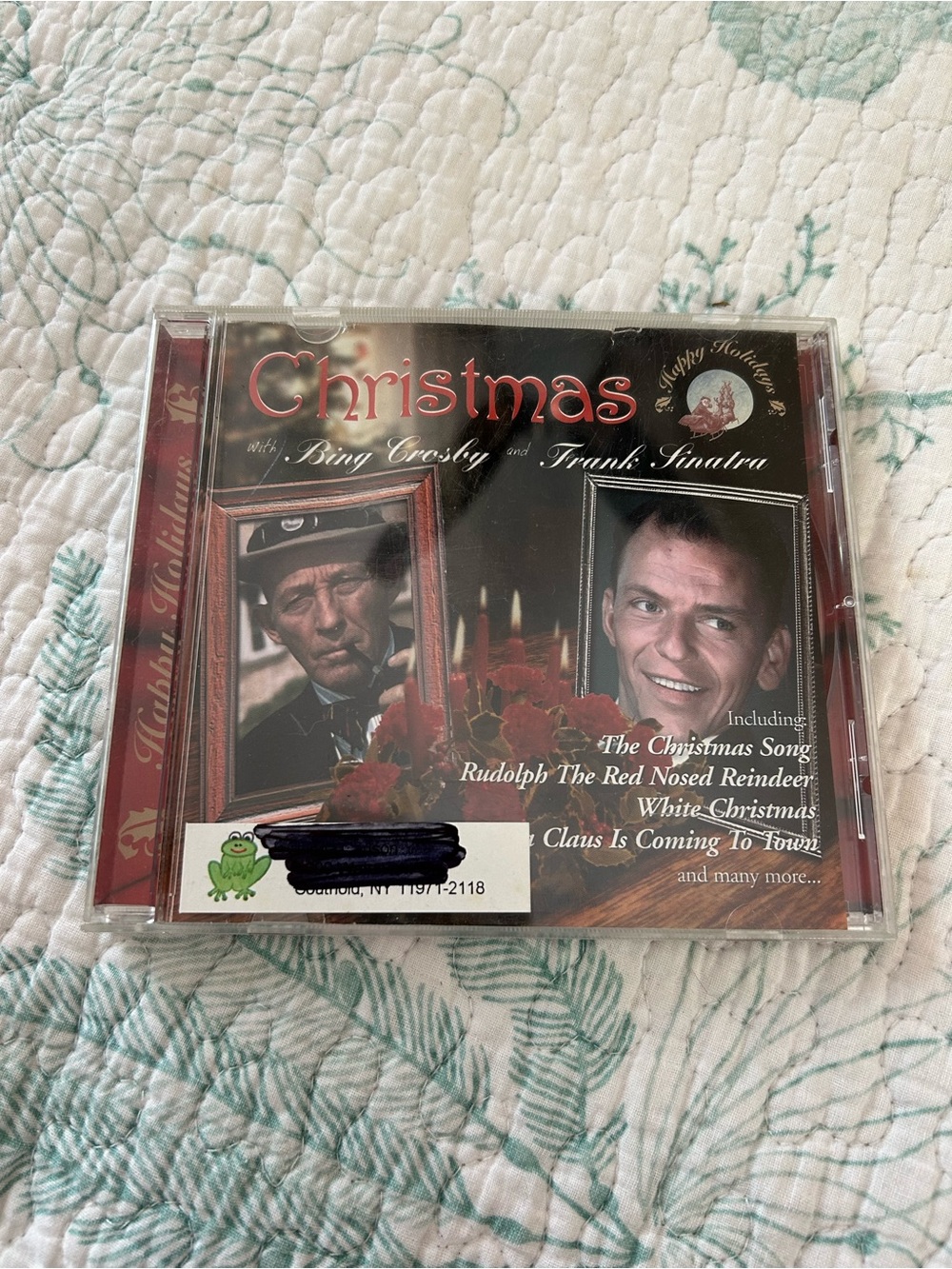 Christmas Classics CD with Bing Crosby & Frank Sinatra - Red and Black